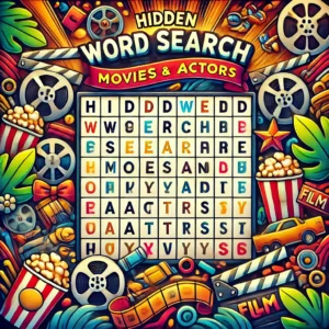 Mystery Word Search – Movie and Actors